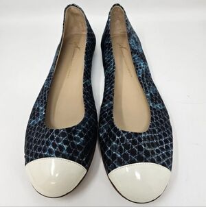 Giuseppe Zanotti Design Snake Print Ballet Flats Shoes Size  Eur 40 US Size 9